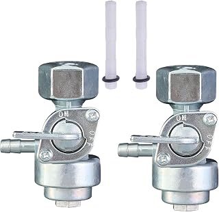 2 pack M16x1.5mm Generator Fuel Shut Off Petcock Valve Compatible with Generac Generator Parts 3500w-9000w 5.5hp-16hp DuroMax Powermate, Gasoline Generator Replacement Parts Fuel Switch Valve