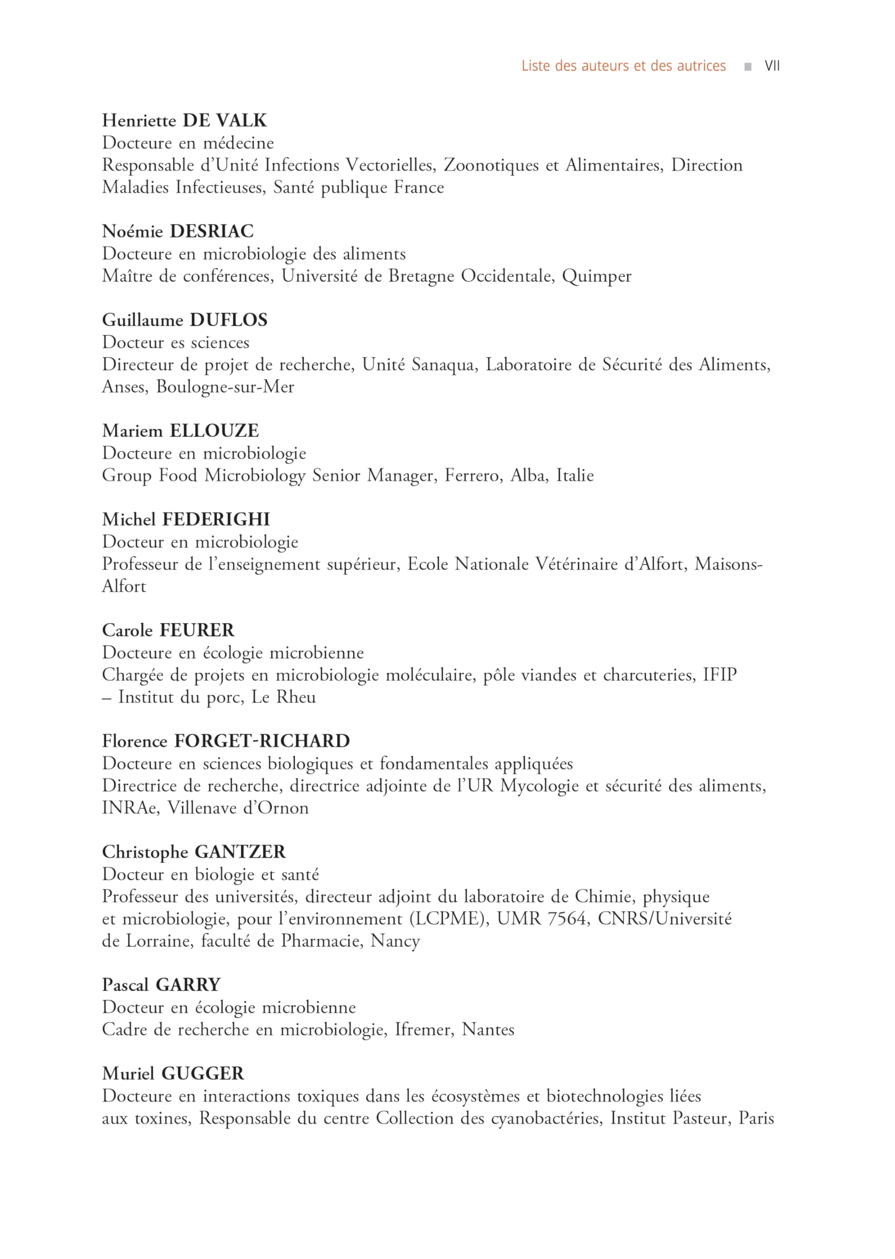 Risques microbiologiques alimentaires (2e édition)