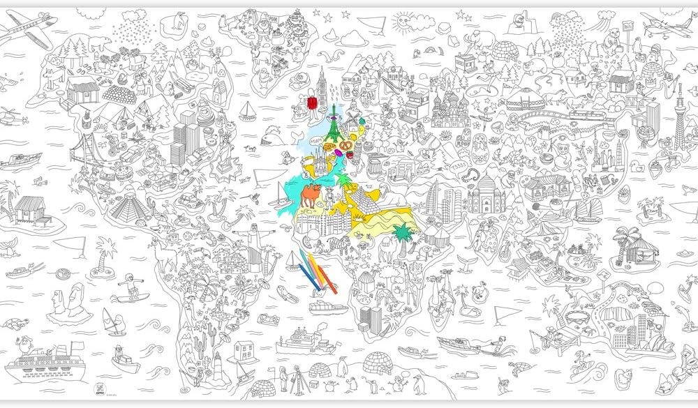 Omy Keith Haring Giant XXL Colouring Poster