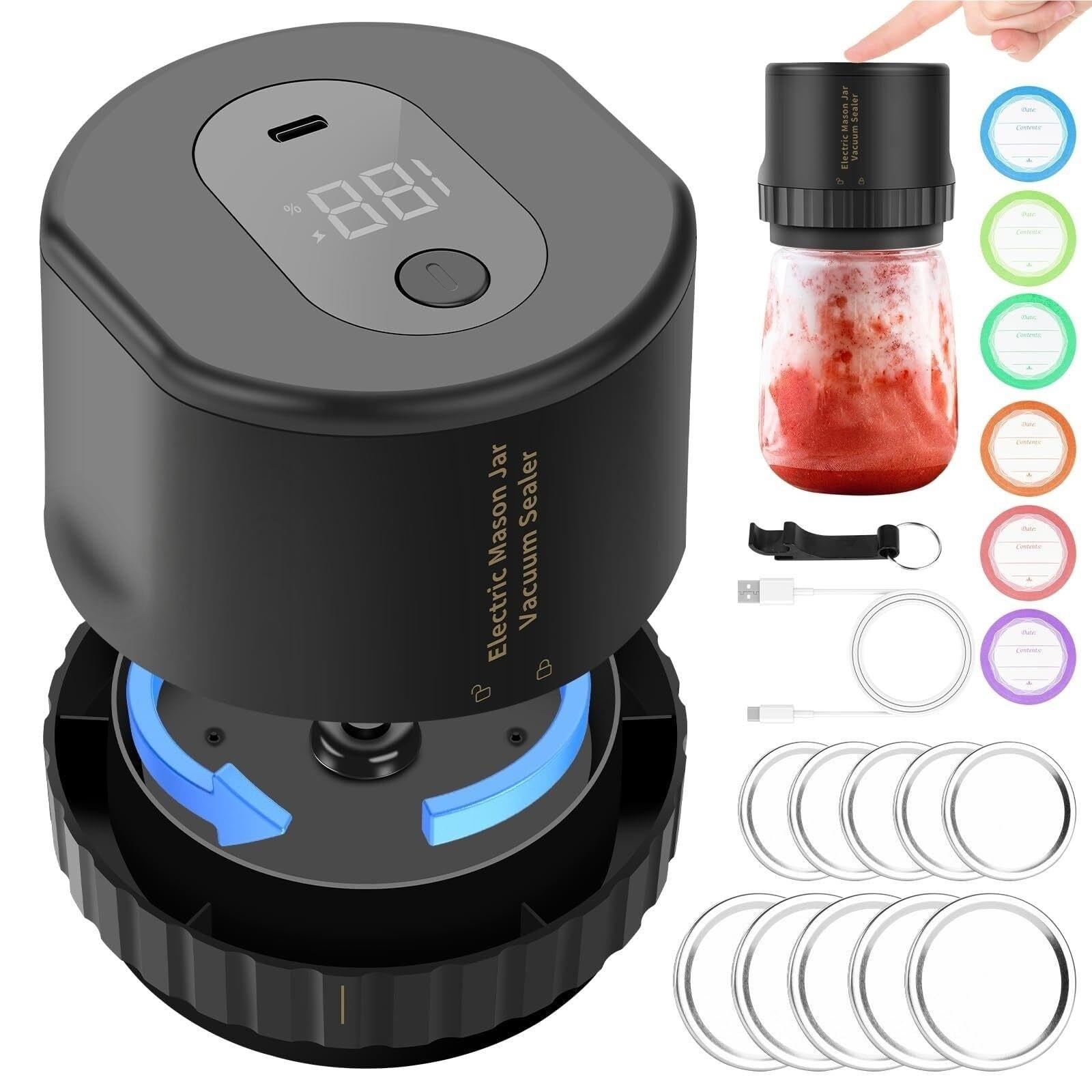 Machine à sceller sous vide KLVN stockage des aliments bocaux large régulier