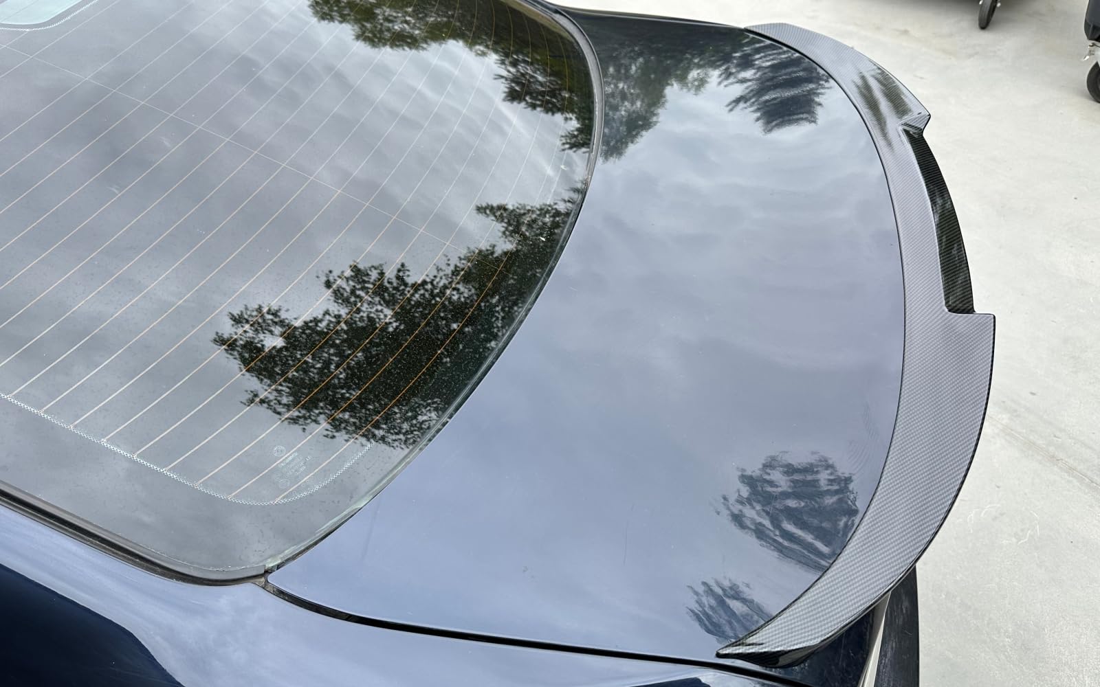 MpTuned E90 M4 - Spoiler posteriore in stile carbonio, per 3 2004-2013, berlina 4 porte, 318i, 320i, 330i, 340i, 318d, 320d, 330D, 40D, m340d, 340d, 330D, 40d