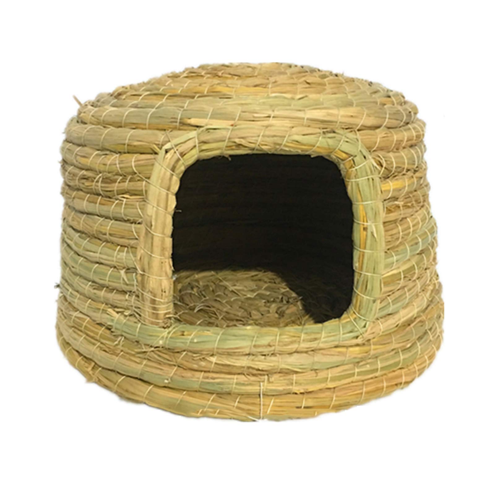 Nido para pájaros Tejido a Mano, un cómodo Lugar de Descanso para Loros, Palomas y pájaros, 9.1 x 6.3 in, 11.8 x 8.7 in, 13.8 x 9.8 in (tamaño: 13.8 x 9.8 in)