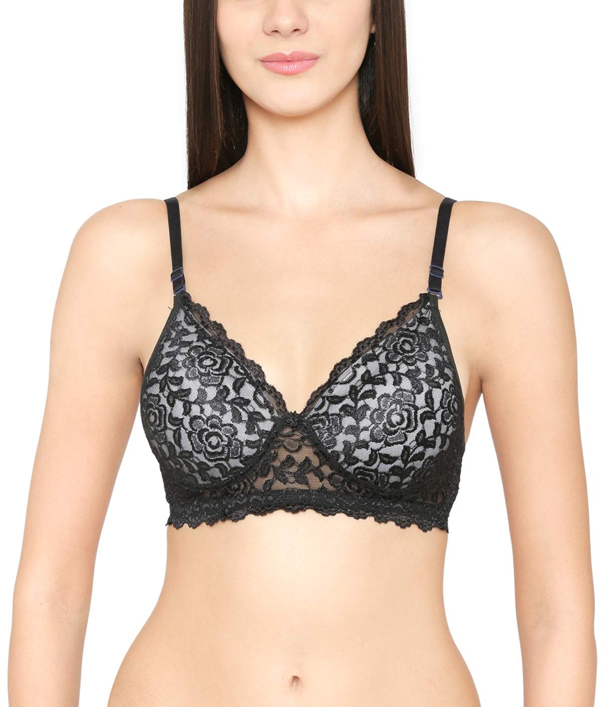 ABELINO Women's Cotton & Nylon Lightly Padded Wired Push-Up Bra (Pack of 1)