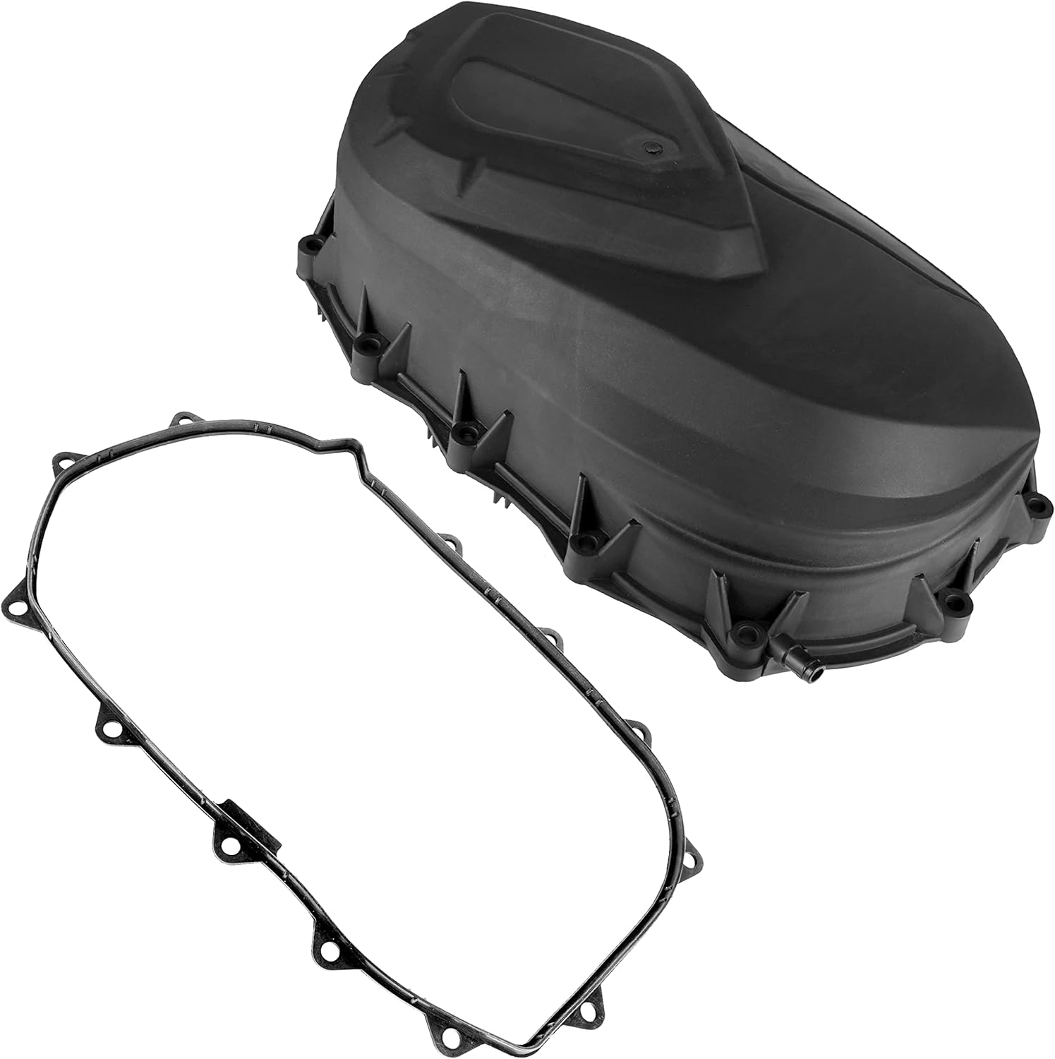 Caltric Outer Clutch Cover with Gasket Compatible with Can-am Commander 1000 800 4X4 2011 2012 2013 2014