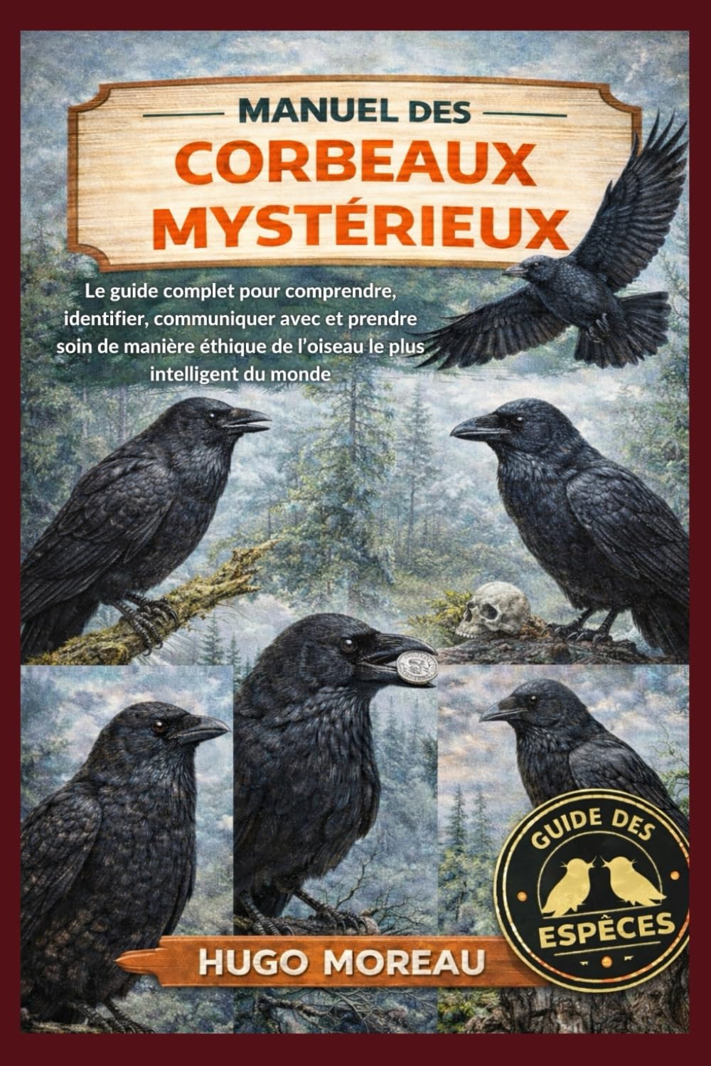 MANUEL DES CORBEAUX MYSTÉRIEUX: Le guide complet pour comprendre, identifier, communiquer avec et prendre soin de manière éthique de l’oiseau le plus intelligent du monde