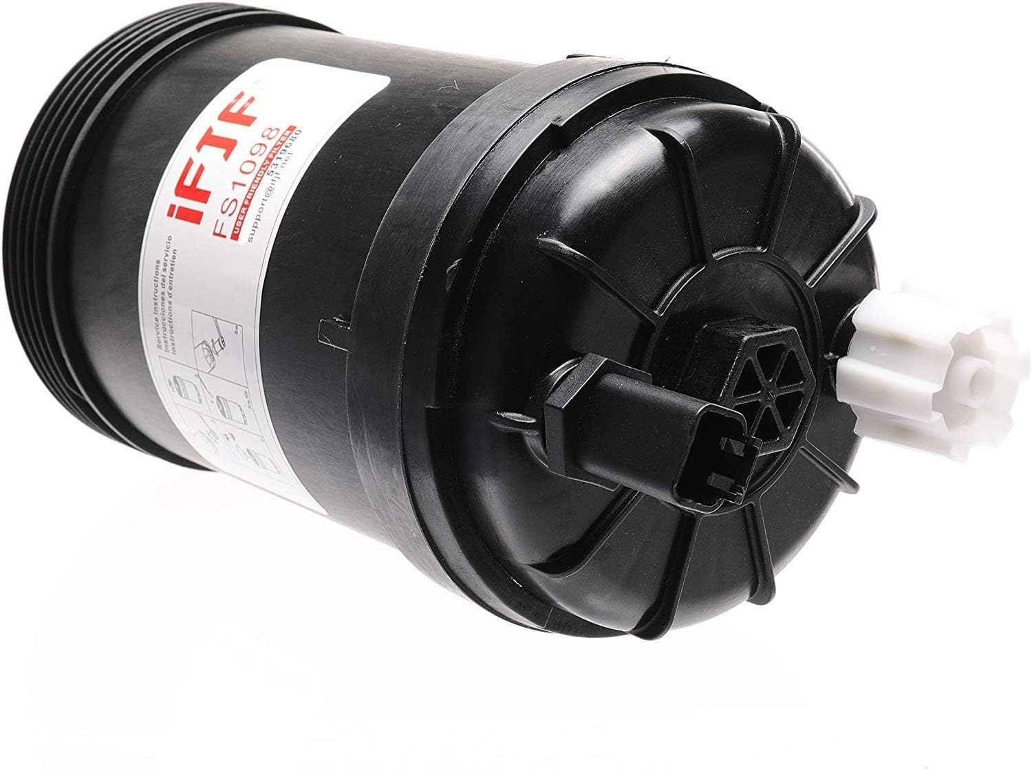 iFJF FS1098 Fuel/Water Separator with PCV Valve Replacement for B6.7 ISB6.7/QSB6.7 ISL8.9 L9 Series Diesel Engines for 5308722 5319680(Pack of 2)