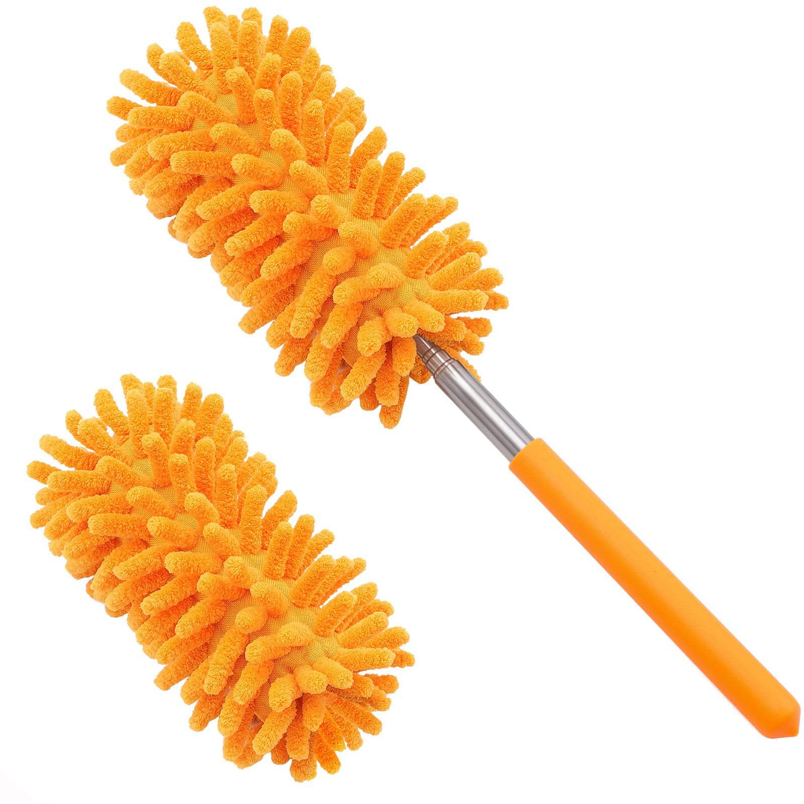 Sponsored Ad – Extendable Microfiber Duster with Replaceable Head - Hand Washable, Detachable Pole - Ideal for Office, Car, Furniture, and More