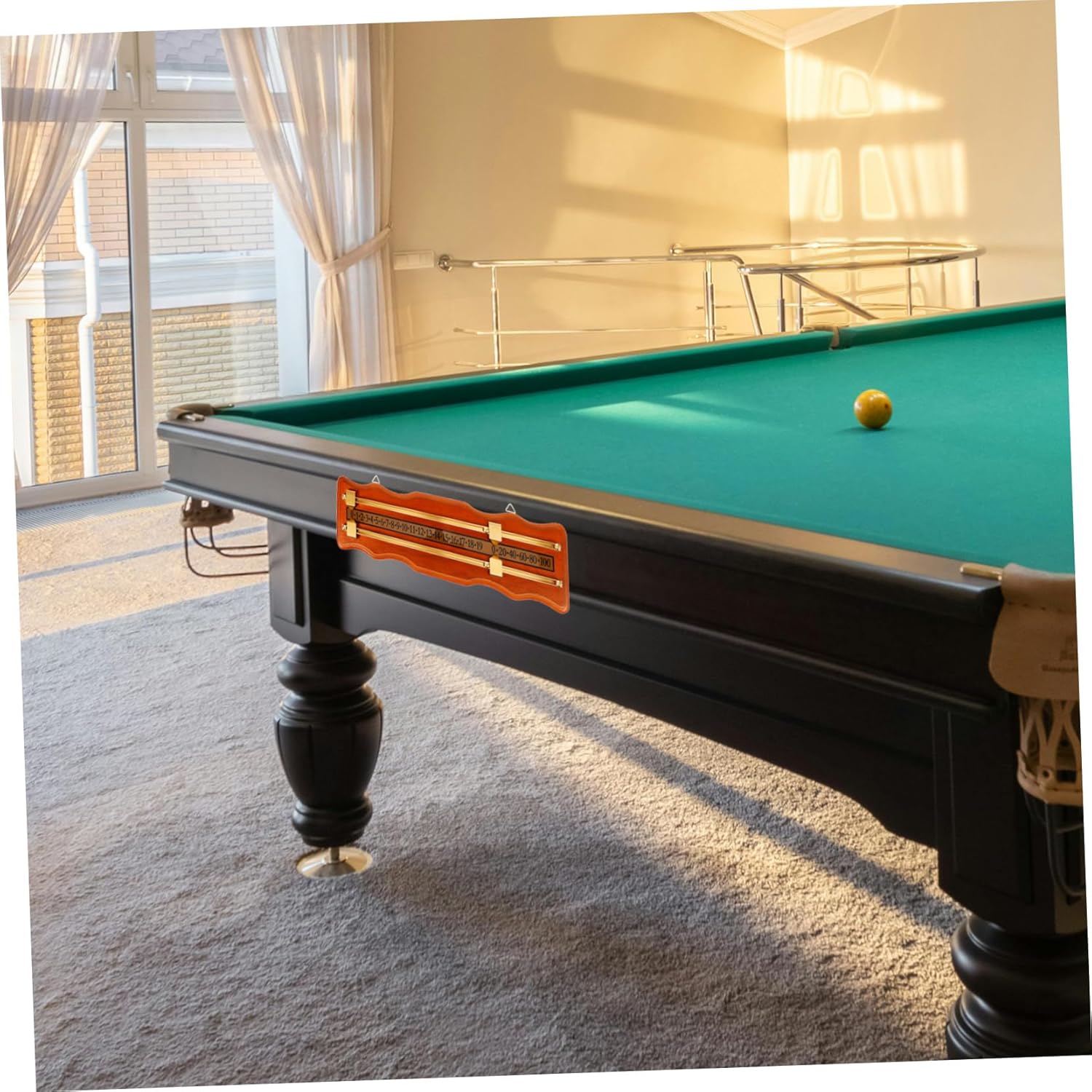 Portable Snooker Scoreboard Durable Solid Density Board with Metal Construction for Tracking Billiards and Pool Games Lightweight and Stylish Design for Enthusiasts