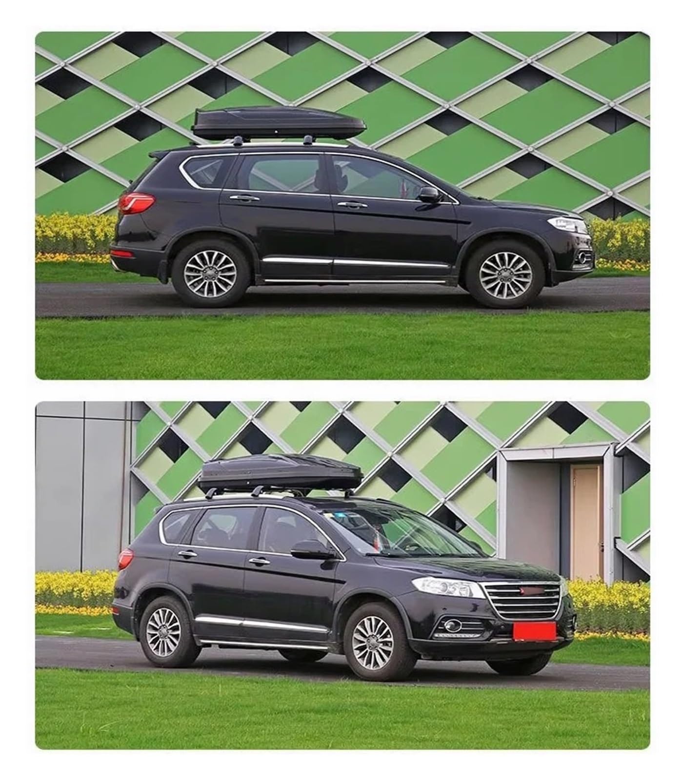 Dachträger Camping 480L Carbon Fiber SUV Universal Dach Rack Gepäck Fracht Träger Lagerung Auto Box Wasserdicht Racks Träger Auto