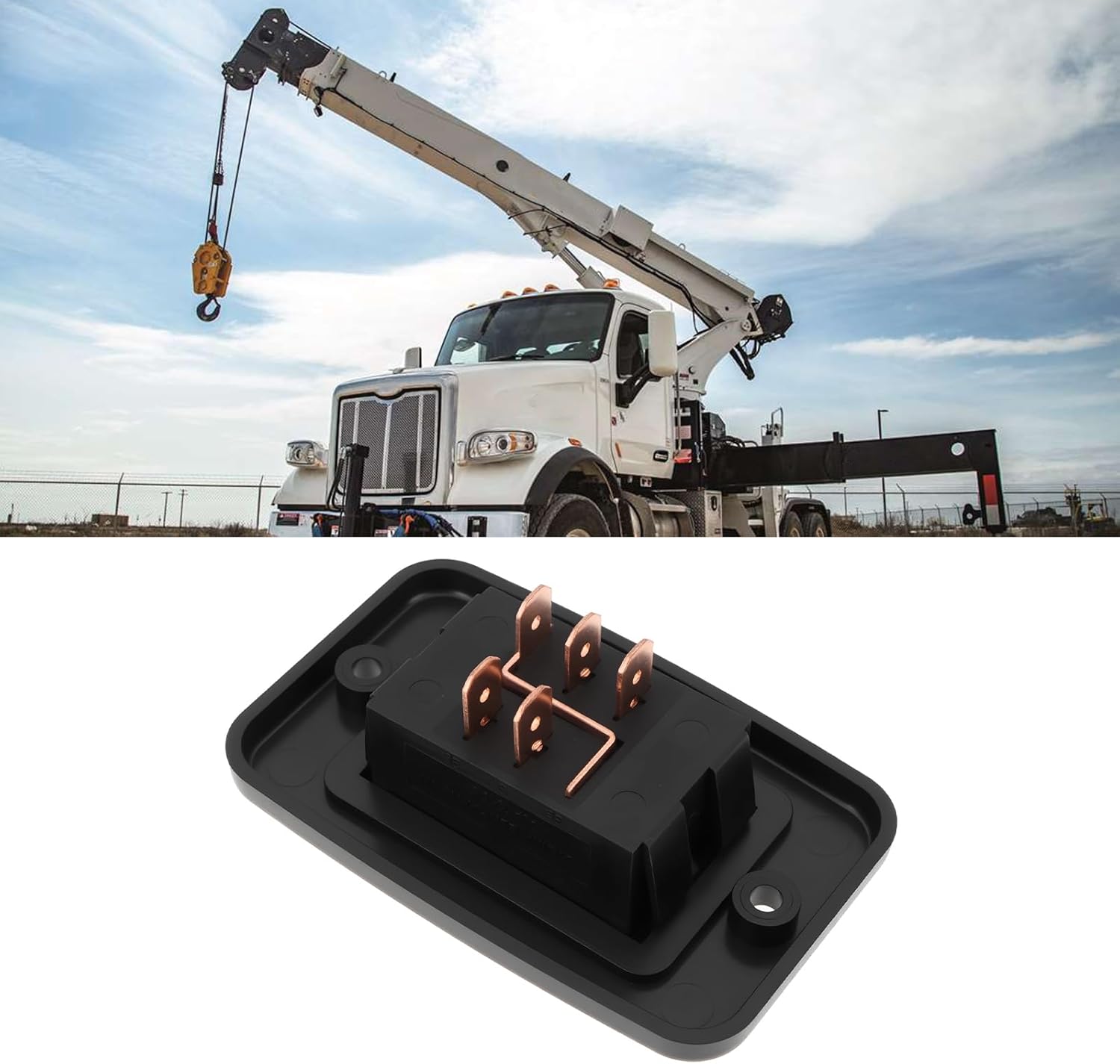 12V 40A RV Lift Winch Rocker Switch 5-Pin 019487-003 Compatible with Carefree of Colorado