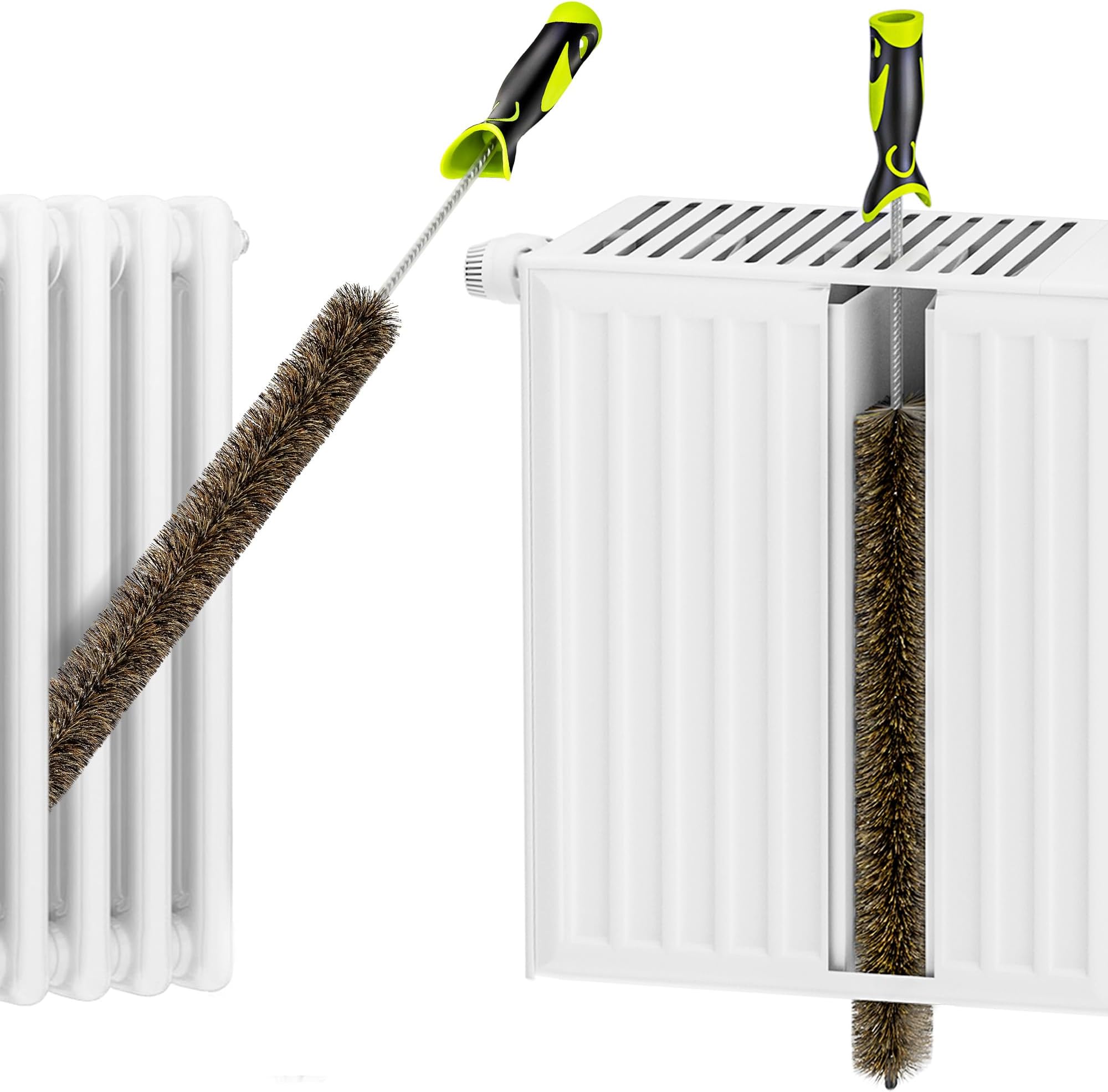 Spazzola per la pulizia delle bottiglie - Set di 2 pagliette flessibili