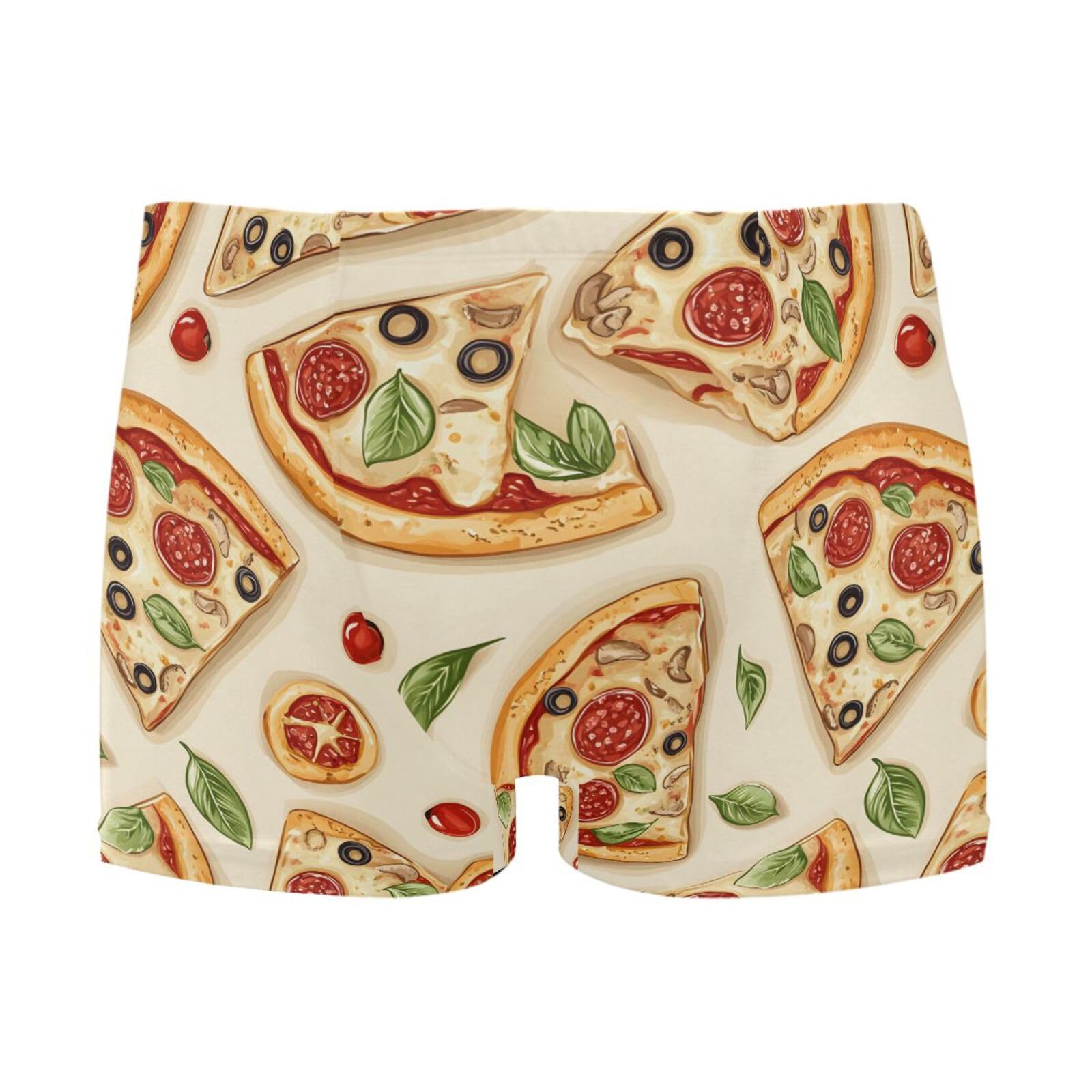Mens Swimwear Pizza Slices Short Swim Trunks Square Lg Swimsuit Bathing Suits for Men L 202b8053