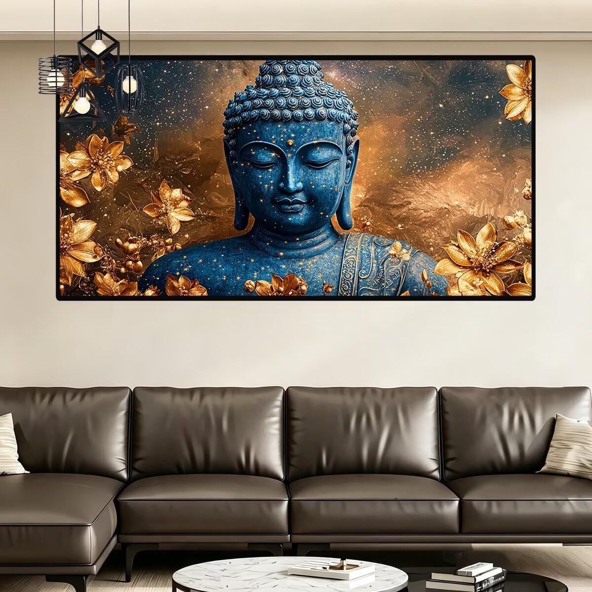 Diamond Painting Lotus, DIY Diamond Painting Erwachsene Groß 120x60cm -0416