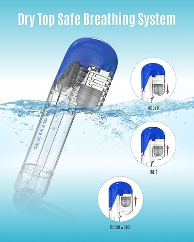 Miniatura 2 de G2RISE Kids Snorkel Mask Full Face Snorkel Set, Snorkeling Gear for Kids with 180 Degree Panoramic View, Anti-Leak & Anti-Fog