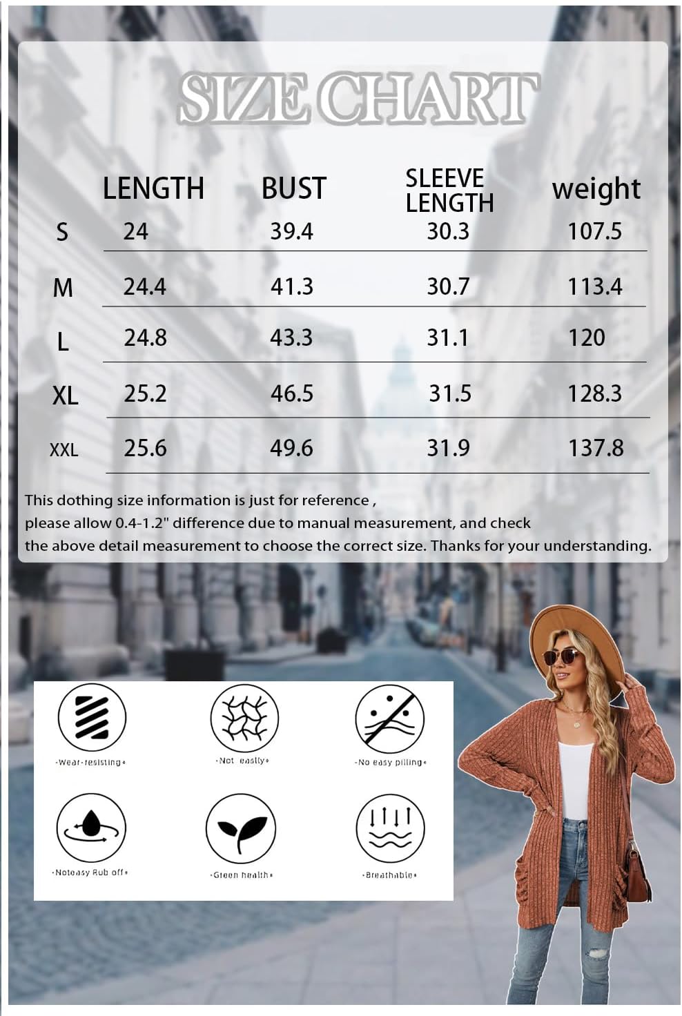 Lightweight Cardigans for Women Fashion Casual Oversized Long Sleeve Cardigan Sweater Loose Dressy Fall Holiday Tops - Image 7