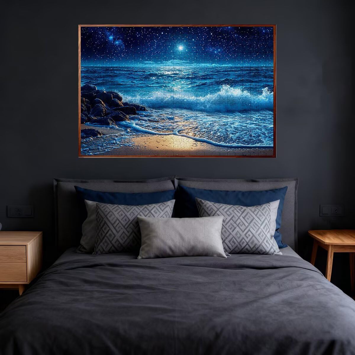 Puzzle dla dorosłych 5000, układanki krajobrazowe 5000 elementów dla dorosłych, niemożliwe drewniane puzzle oceaniczne dla całości, klasyczna, wymagająca gra logiczna do dekompresji, dekoracja pokoju