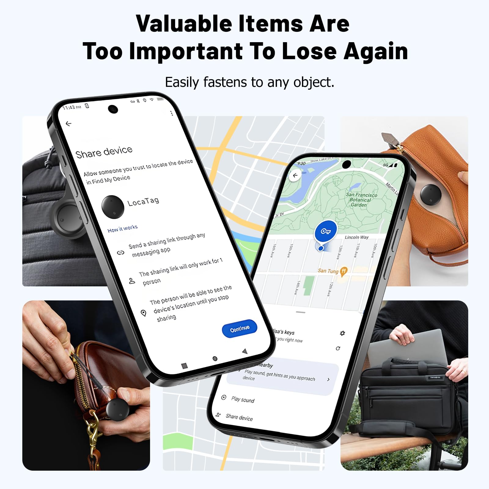 Tracker Auto kompatibel mitGoogle Find My App,GPS-Tracker,Auto-GPS Tracker,Mini Car Locator Tag für Fahrzeuge & Gepäck,Kein ABO,Keine SIM,Echtzeit Ortung,Alarm- & Rückruf‑Funktion,Schwarz