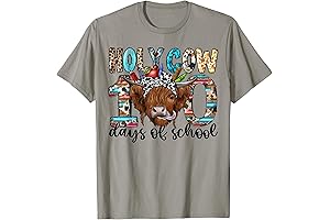 100 Days of School Shirt for Teachers: Holy Cow 100 Days Smarter