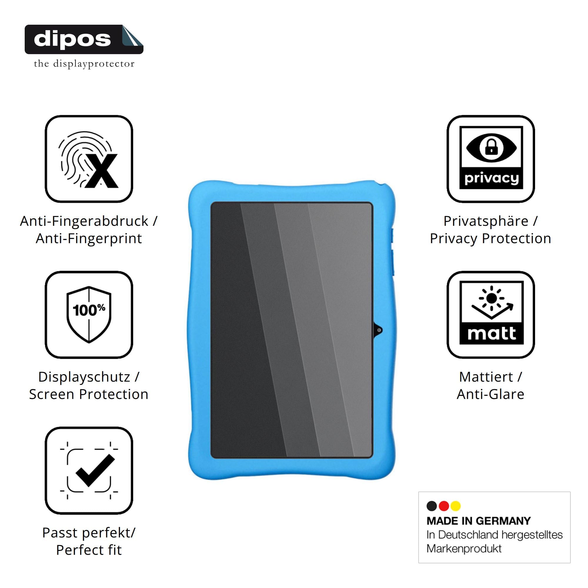 dipos Protector de Pantalla Antiespía para Oscal Kido 2 | Película protectora mate, filtro de privacidad 4 vías, ajuste perfecto, antiarañazos, sin burbujas, autoadhesivo