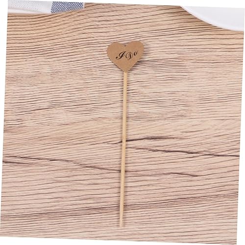 Miniatura 7 de Abaodam 100 Pcs Sandwich Picks Fruitcakes Heart Shaped Toothpicks Appetizer Toothpick Valentines Day Party Supplies Love Cupcake Toppers Cute
