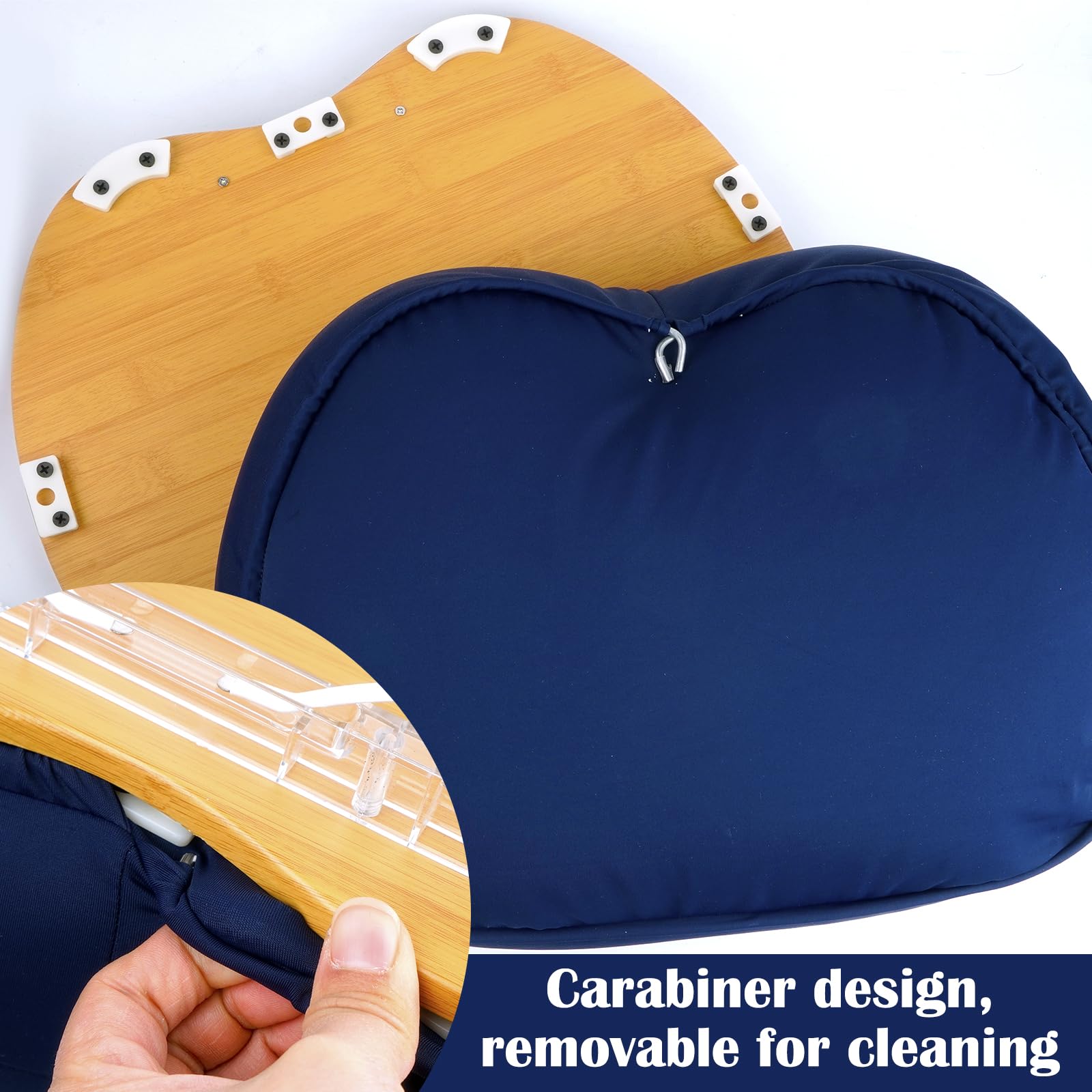 Schoß-Sitzsack-Buchständer – freihändiges Lesekissen, 400 g Gewicht für verbesserte Stabilität, ergonomisches Design zur Minimierung der Nackenbelastung – ideal für Buchliebhaber in Schlafsäle und