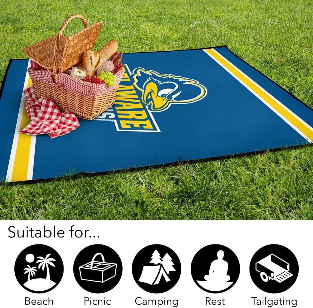 LOGOVISION University of Delaware Blanket, 50x60 Primary Logo OutdoorBlanket