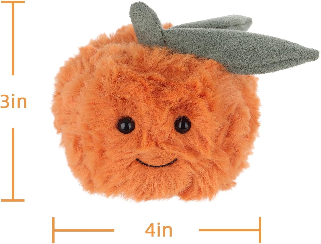 Apricot Lamb Toys Food Plushies Plush Fresh Orange Stuffed Fruit Soft Cuddly Perfect for Kids