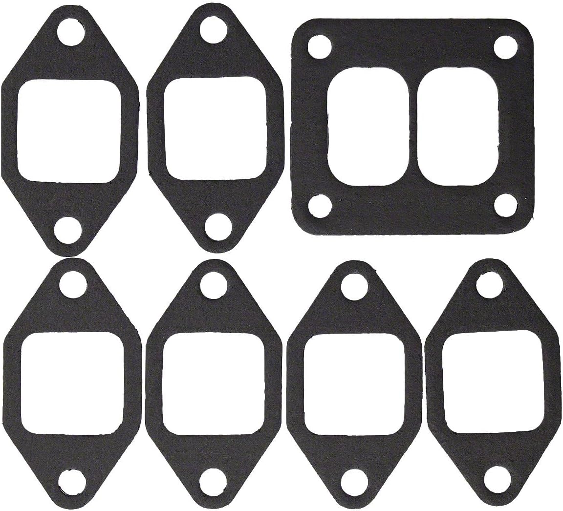 7-pc. Exhaust Manifold Gasket Set Fits International Tractor 362299R1 670073C1 688928C1 1342826C1 1349062C1