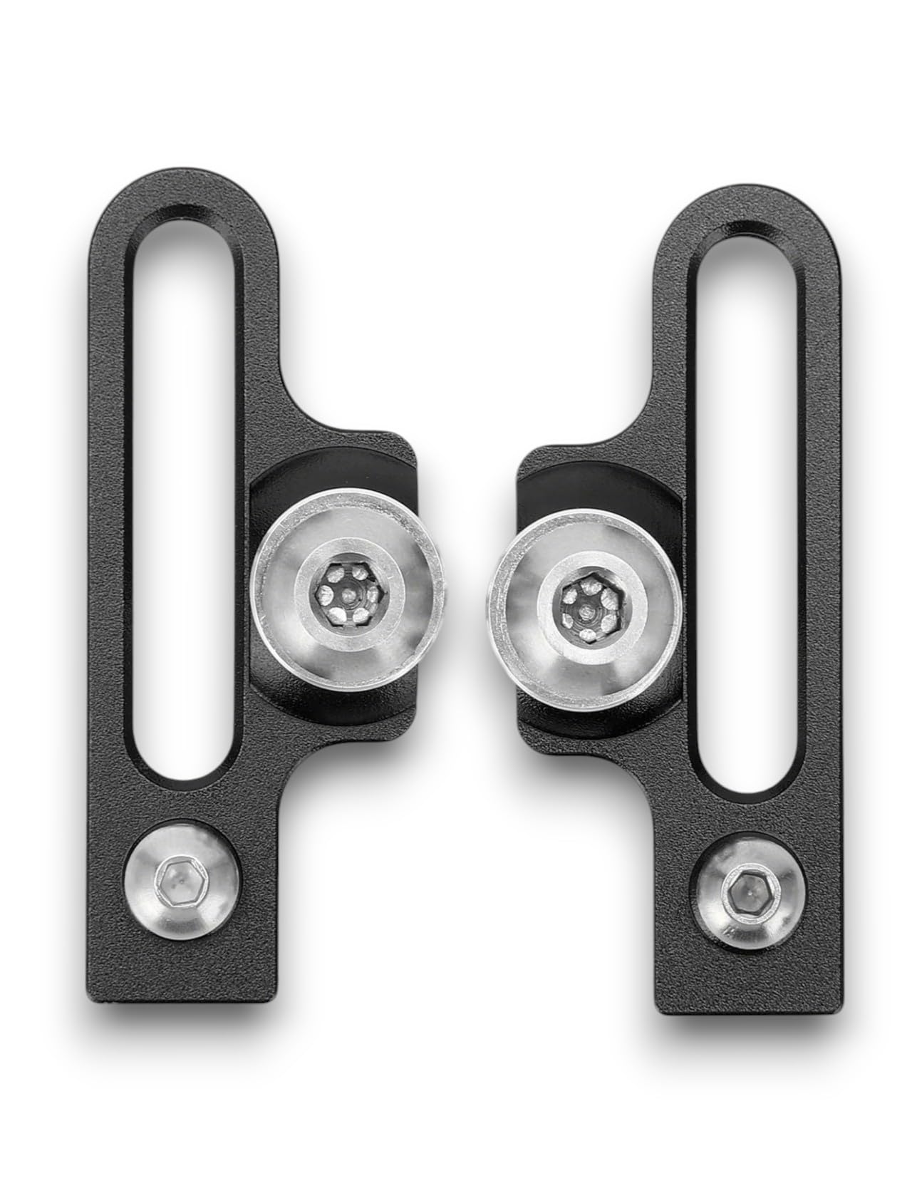 2 Sztuk Rower C Zacisk Klocek Hamulcowy, Przedłużenie Ze Stopu Aluminium C Adapter Zacisku Hamulce Rowerowe Klocki Hamulcowe Do Rowerów Szosowych(Czarny)