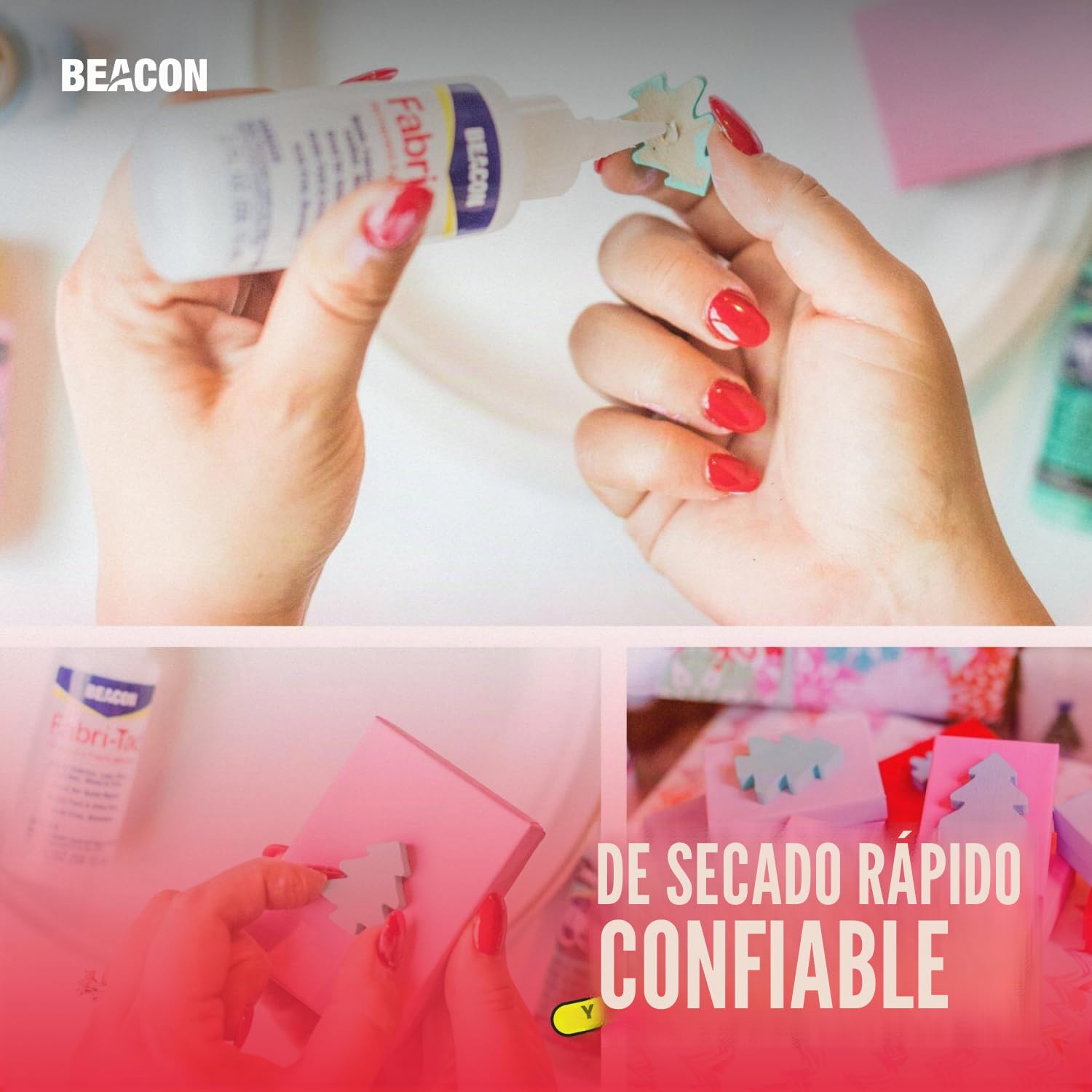 Fabri-Tac 113 ml, Pegamento glutinoso para plásticos, botella media, transparente