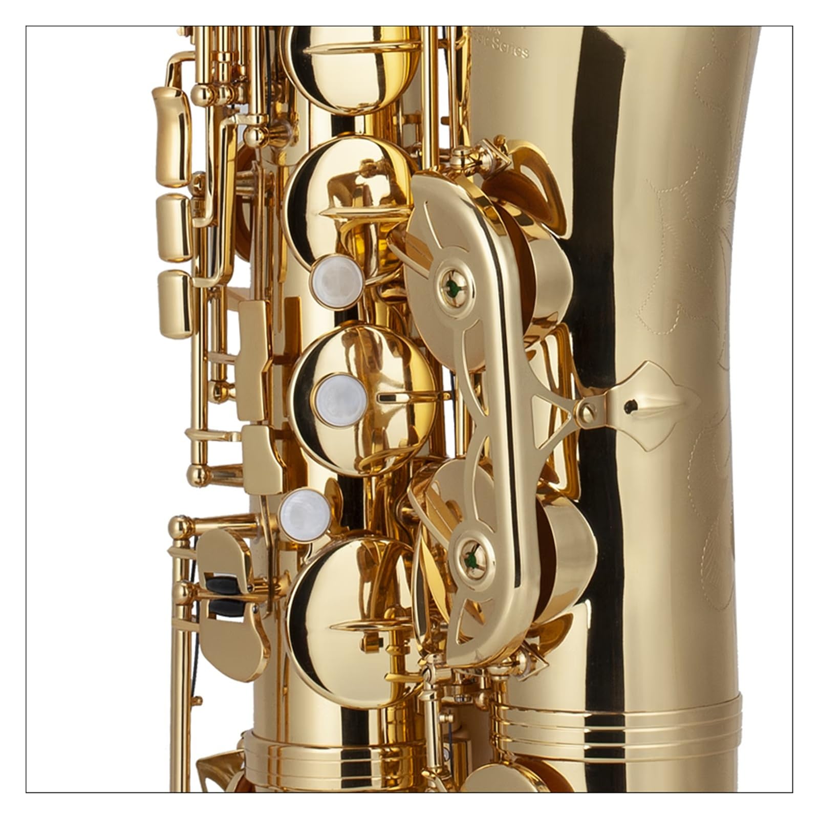 Saksofon tenorowy B dur instrument dęty blaszany profesjonalny