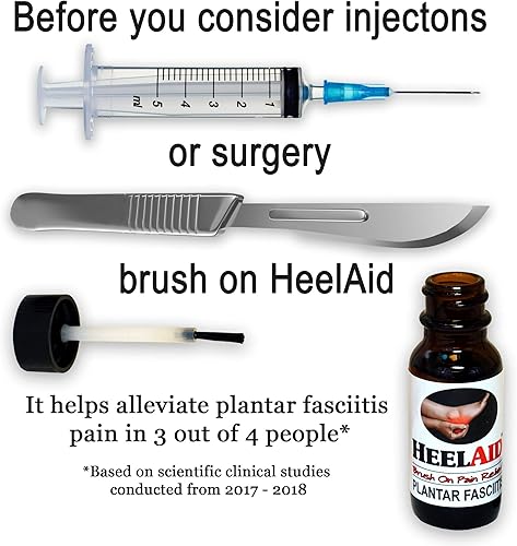 Miniatura 2 de Nuevo alivio rápido del dolor en el talón de la fascitis plantar. Desarrollado por médicos, clínicamente probados, ingredientes naturales