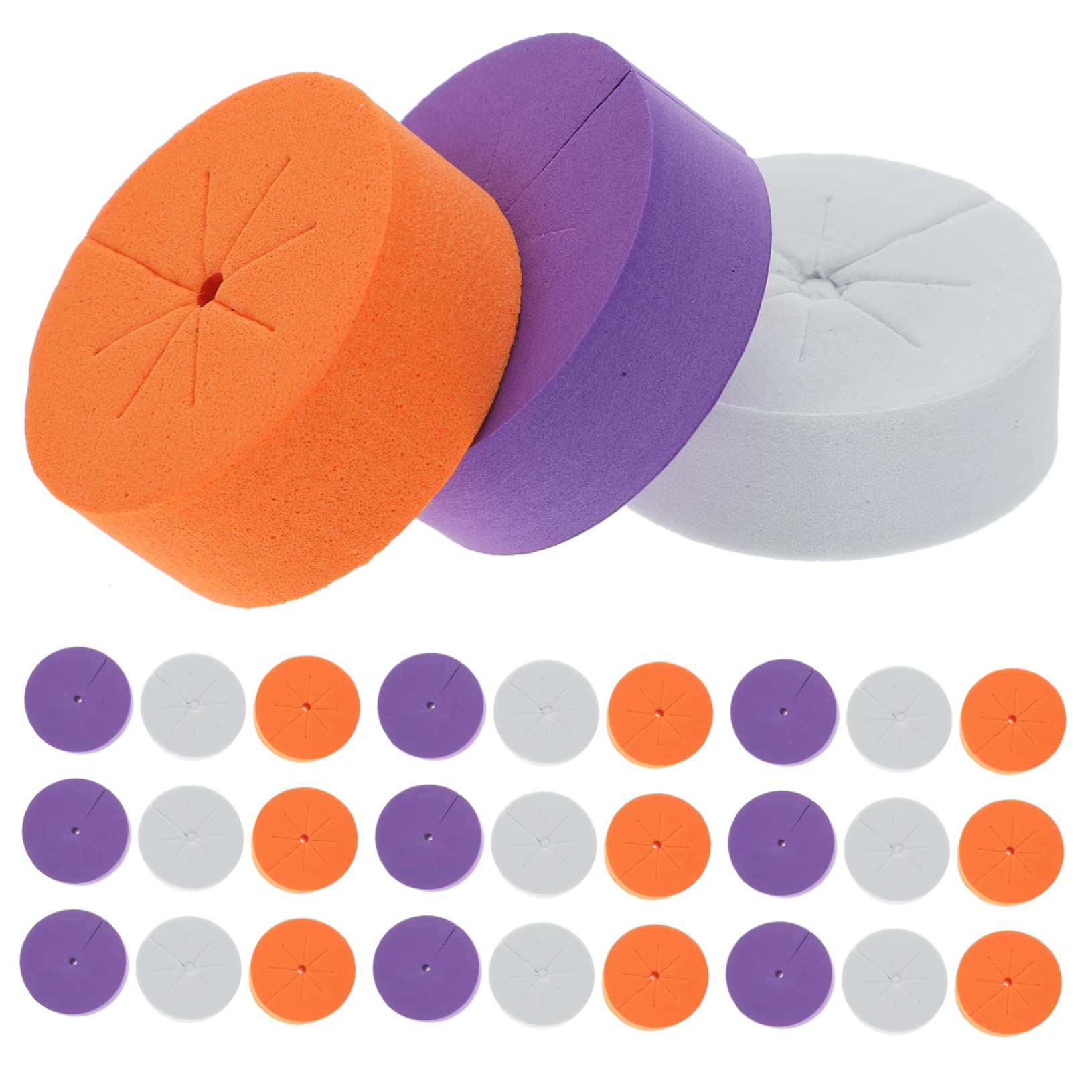 IWOWHERO Hydroponic Garden Kit 120pcs Planting Blocks Clone Collars Planting Foams Random Color