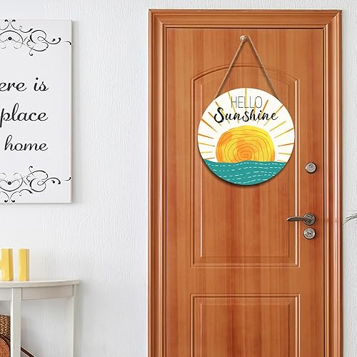 Miniatura 220 de Cartel divertido de No Soliciting para casa de 12 x 12 pulgadas, letreros de madera para puerta delantera, rústico, no solicitar, decoración Sin