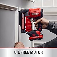 Vista 4 de CRAFTSMAN V20 RP Clavadora de clavos, pistola de clavos, 23GA, para clavos de pasador de 58-1-38 pulgadas, solo herramienta desnuda (CMCN623B)