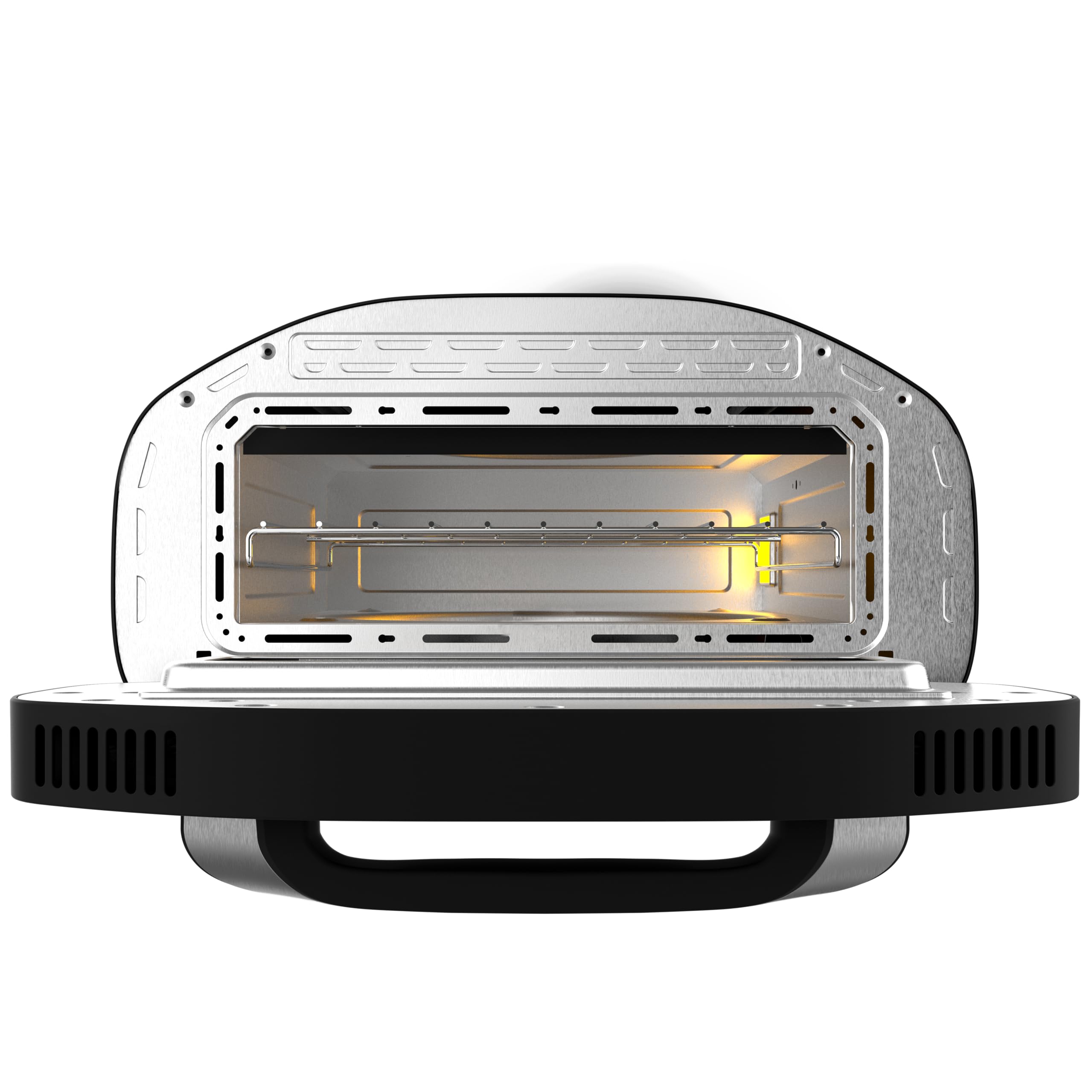 Cecotec Forno Elettrico per Pizza con Finestra Pizza&Co Tifosi. 1700W, Capacità 12 Litri, Controllo Digitale, Acciaio Rivestito, 8 Funzioni, Timer, Temperatura 80°C - 430°C, Luce Interna