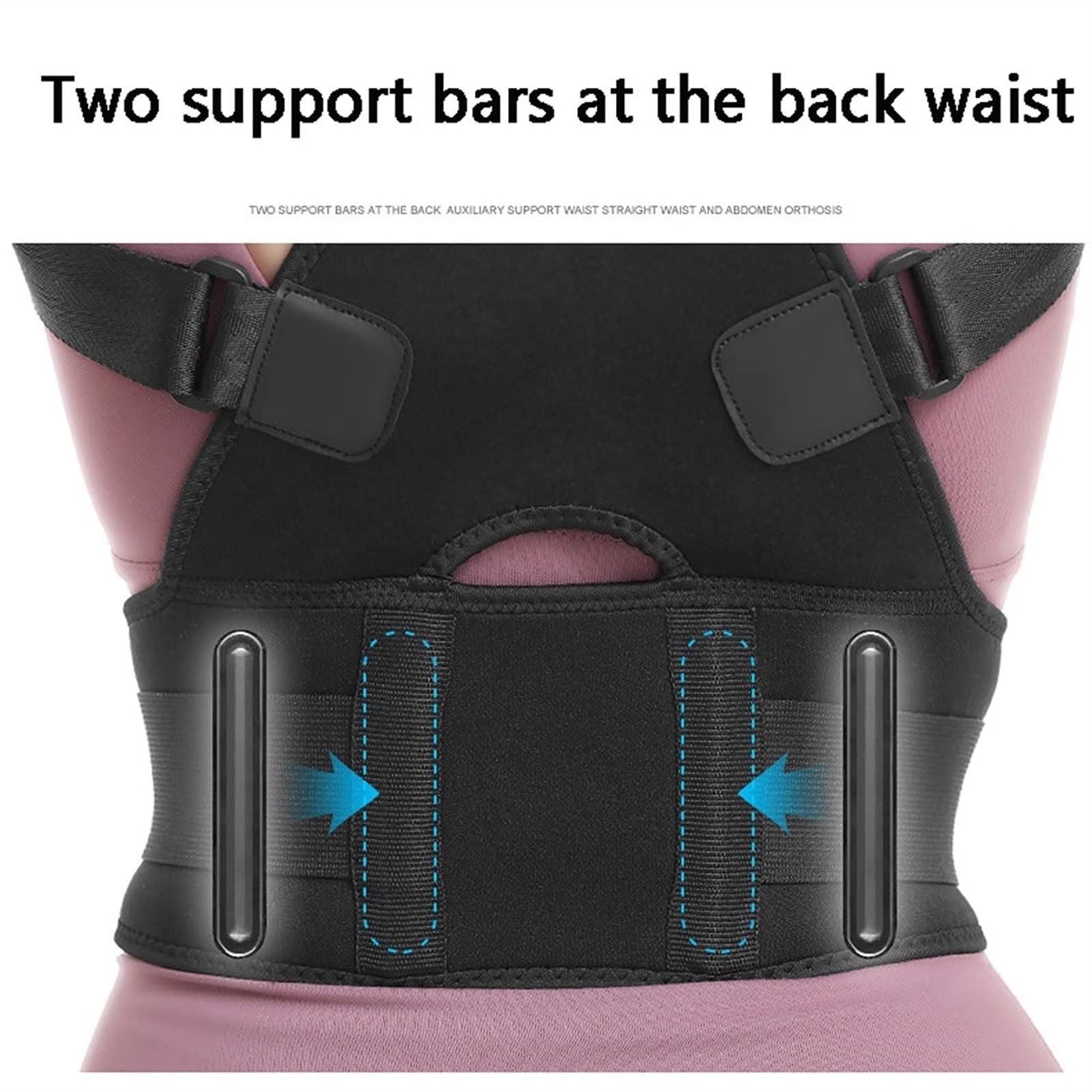 Back Brace Posture Corrector dla mężczyzn i kobiet - Regulowana postawa Back Brace dla górnej i dolnej części pleców łagodząca ból Pas lędźwiowy (XXL)