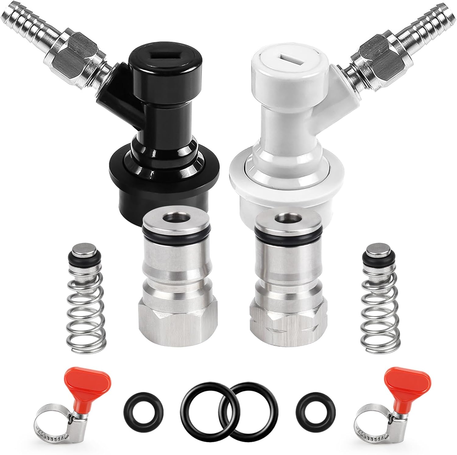 Dbgogo Ball Lock Keg Post Quick Disconnect Set, Corny Keg