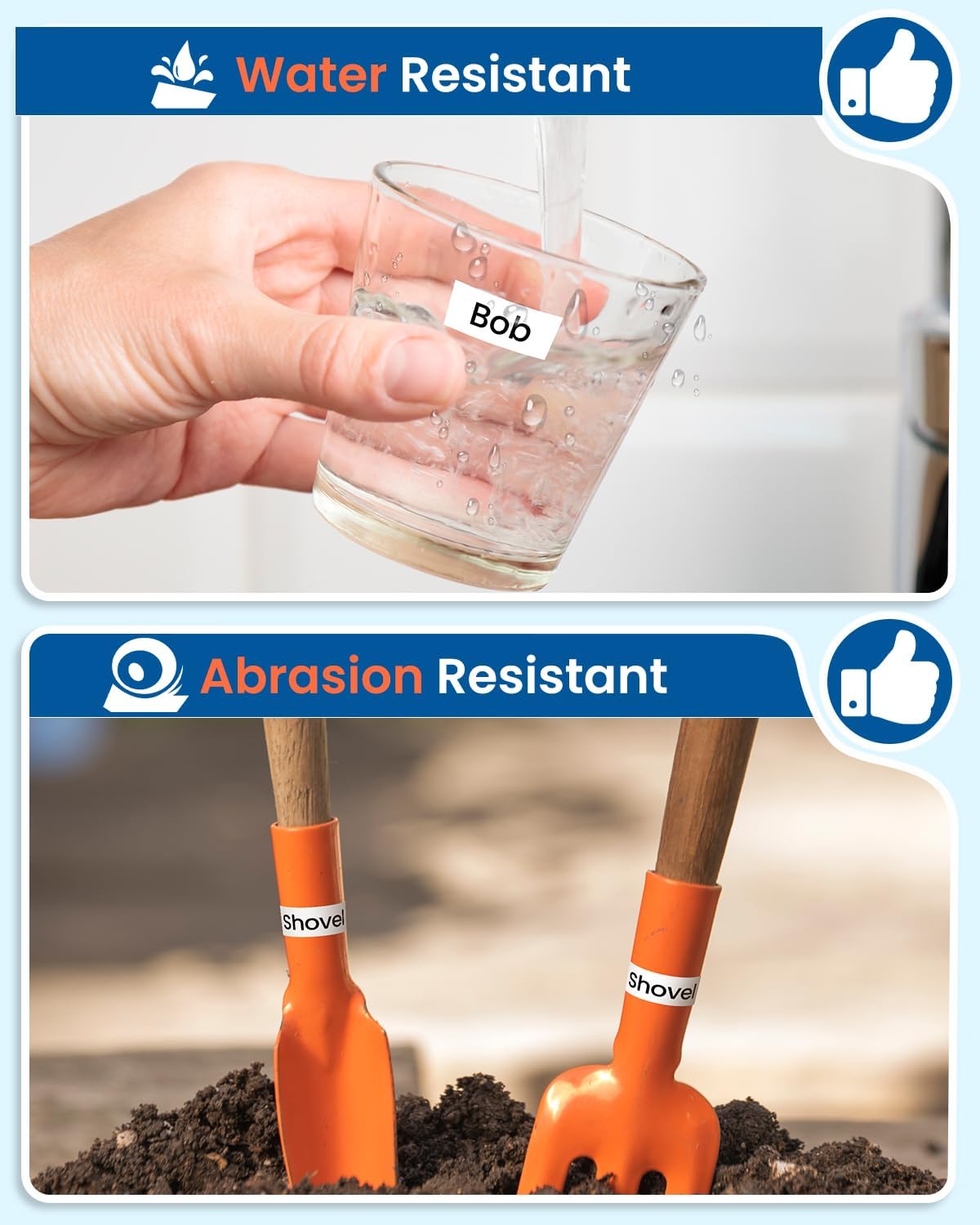 Labelife 8-Pack TZe-231 TZe231 Label Maker Tape Replacement for Brother P Touch Label Tape TZe TZ Tape 12mm 0.47 Laminated White, Compatible with Brother PT-D210 PT-D220 PT-H110 PT-D400 PT-D600 - Image 4