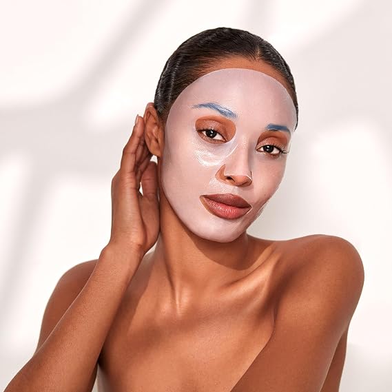111SKIN Master Masking Planner، مجموعة أقنعة الوجه والعين الفاخرة المكونة من 7 قطع لجميع أنواع البشرة، تقلل من الانتفاخ والخطوط الدقيقة والبهتان ومرونة البشرة، هدية للعناية بالبشرة أثناء السفر