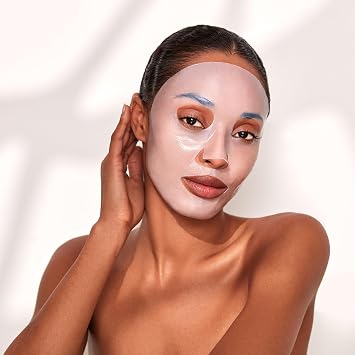 111SKIN Master Masking Planner، مجموعة أقنعة الوجه والعين الفاخرة المكونة من 7 قطع لجميع أنواع البشرة، تقلل من الانتفاخ والخطوط الدقيقة والبهتان ومرونة البشرة، هدية للعناية بالبشرة أثناء السفر