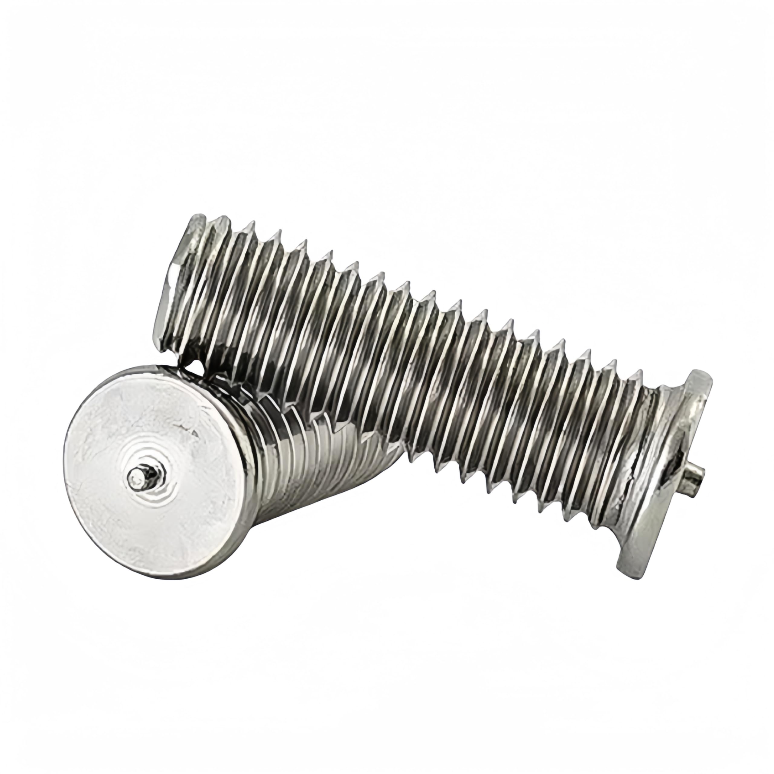 M6 x 16mm 304 Stainless Steel Welding Stud Machinery Screws, Spot Welding Screws Bolts Soldered Dot, A2-70, 60Pcs