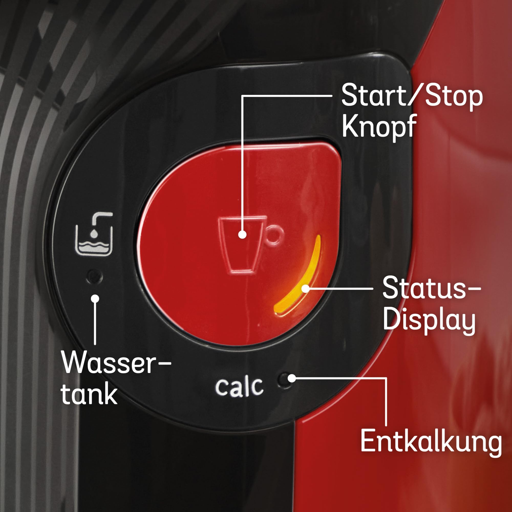 Bosch Tassimo Style TAS113E Kapselmaschine, 1400 W, rot, über 70 Getränke