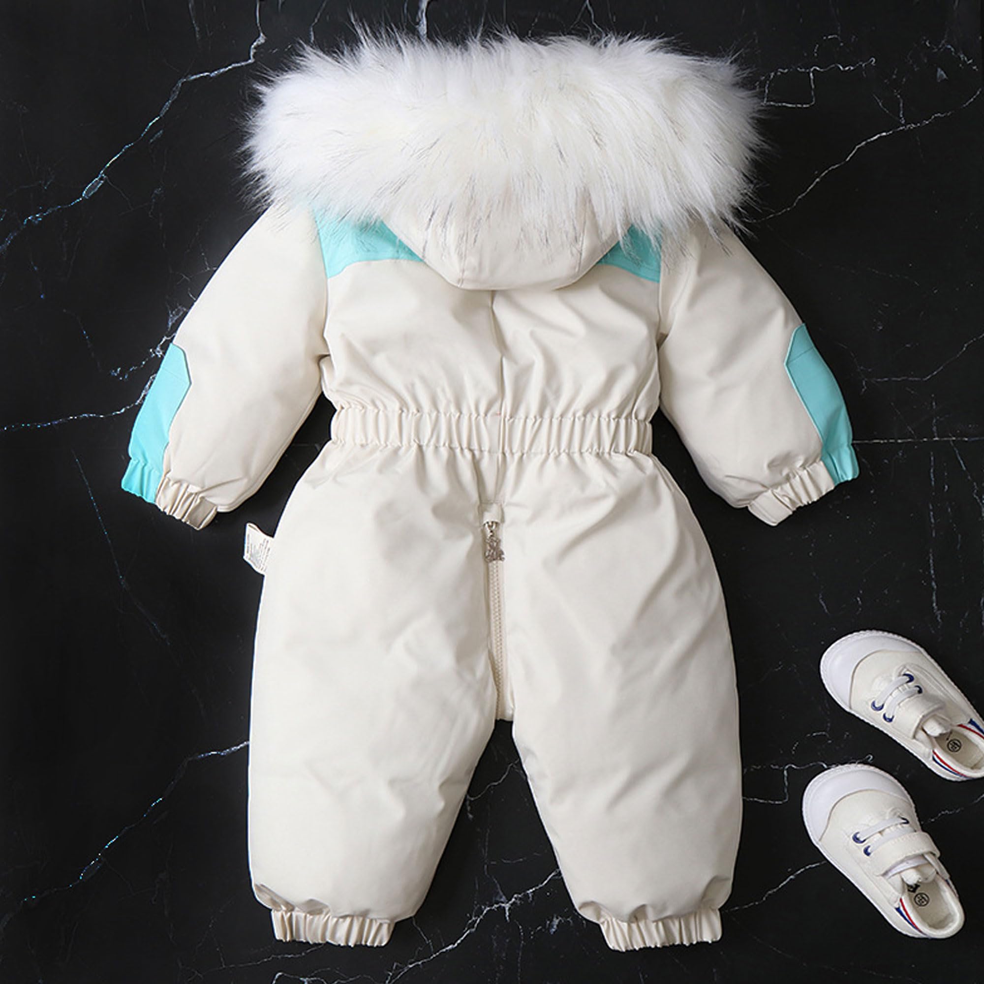 Bestgift Mono de esquí de invierno para niños