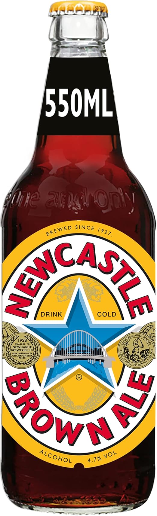 Newcastle Brown Ale Beer Bottle, 550ml Amazon.co.uk Grocery