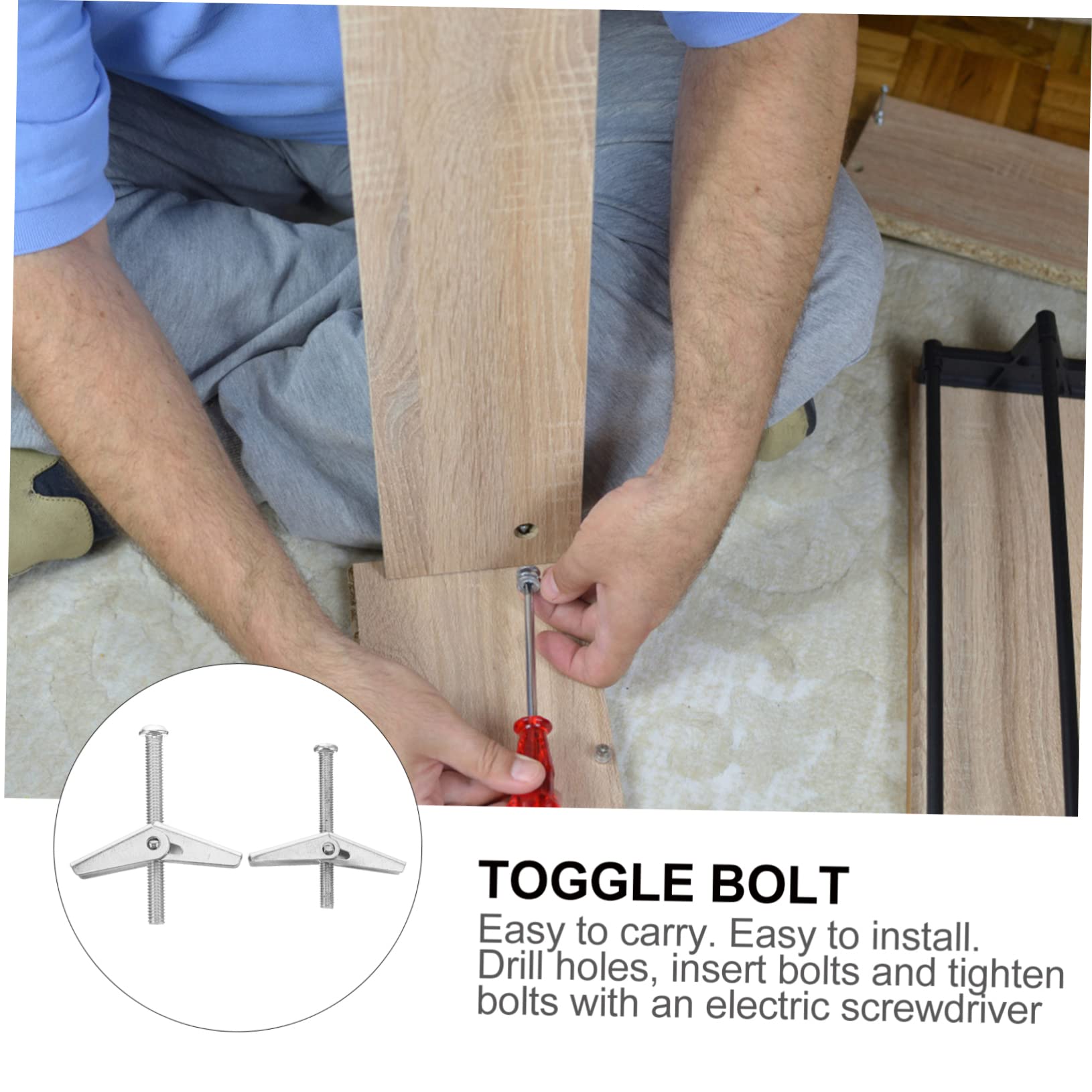 CIYODO 20pcs Heavy Duty Drywall Anchors Molly Bolts for Drywall Toggle Bolt and Kit (m5)