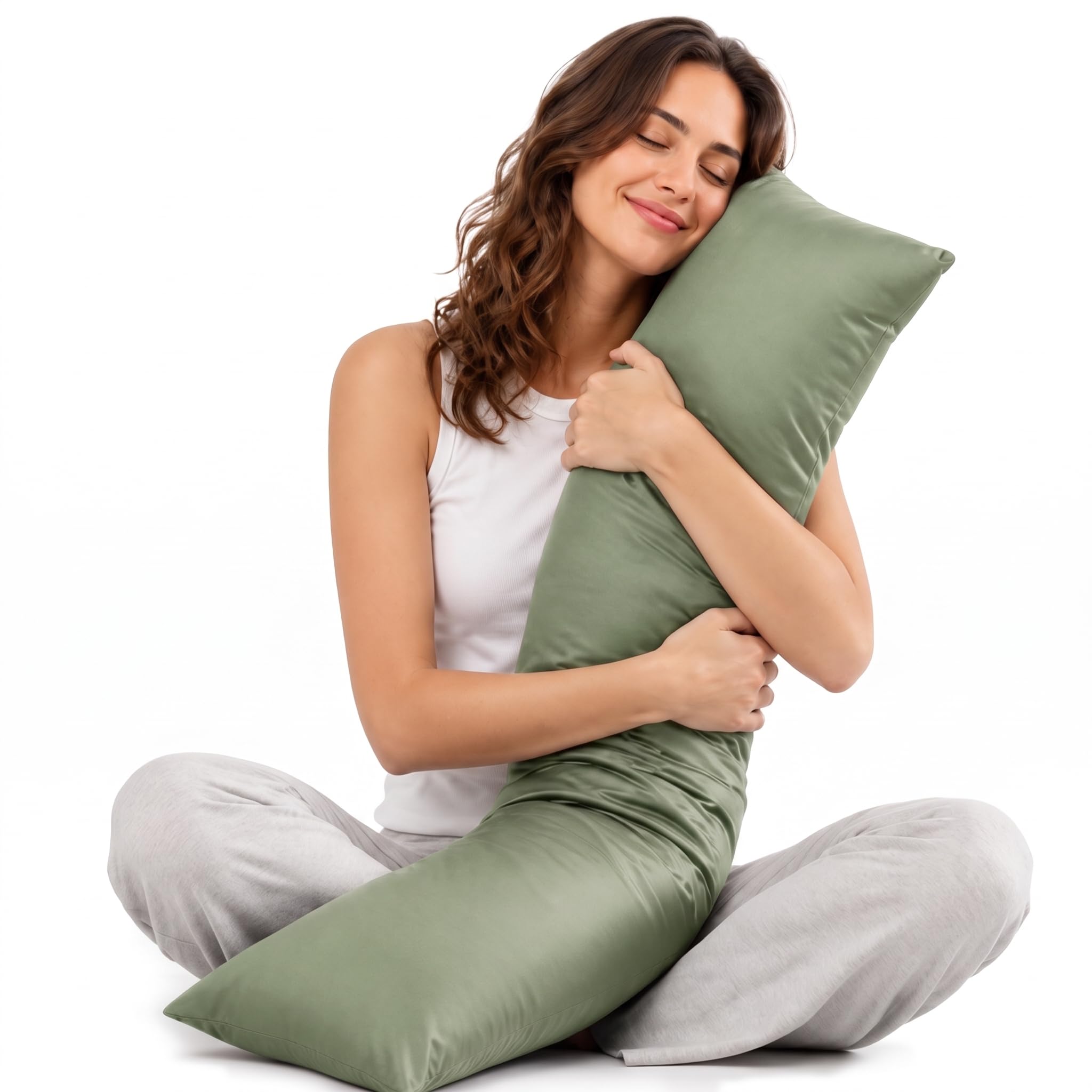 ZonLi Cooling Weighted Body Pillow for Side Sleepers and Deep Sleep