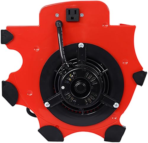 Miniatura 5 de Soplador de fuerza laboral Big Chill de 300 CFM, ventilador de secado de alfombras y suelos, motor de 3 velocidades con protección contra