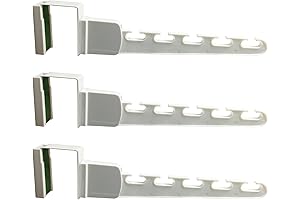 Pack of 3 Over the Door Hanger Holder, Space-Saving Organizer for Wardrobe