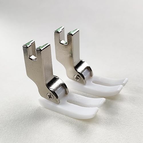 Miniatura 2 de 2 unids industria máquina de coser de teflón prensatelas pie para Juki Brother Singer Consew Industrial Lockstitch Máquinas de coser